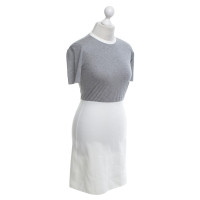 Armani Dress in grey / white