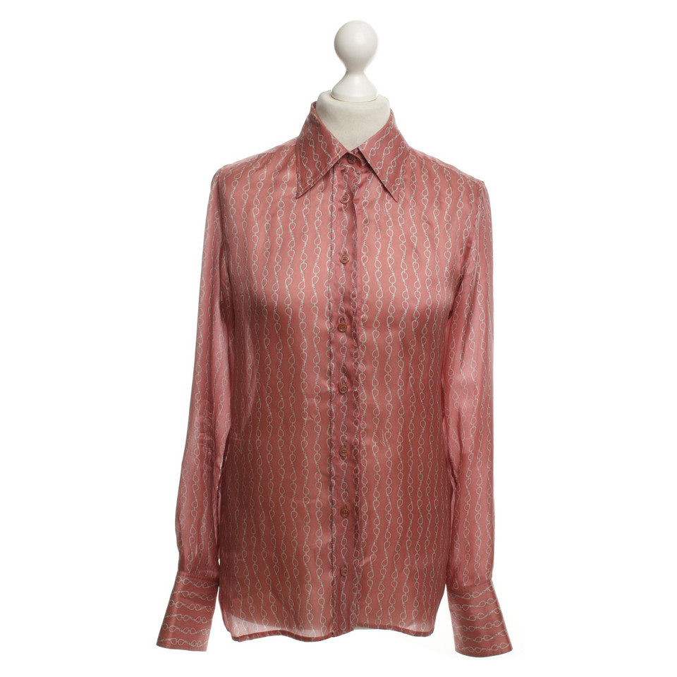 Gucci Silk blouse with patterns