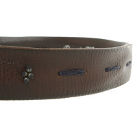 Reptile's House Ceinture en Cuir en Marron