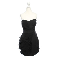 Karen Millen Kleid aus Seide in Schwarz