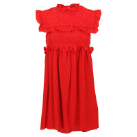 Balenciaga Dress Silk in Red