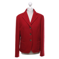 Max Mara blazer laine en rouge