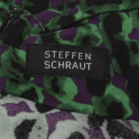 Steffen Schraut Robe en soie avec motif