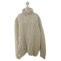 Céline Chunky knit sweater in beige