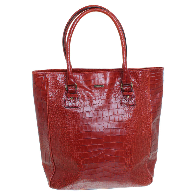 Max Mara Shopper in Reptil-Optik