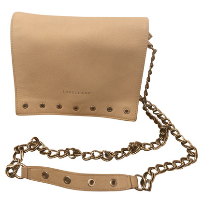 Longchamp Handbag Leather in Beige