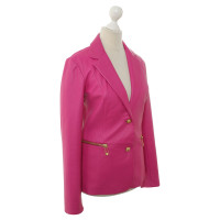 Versace Lederblazer in Pink