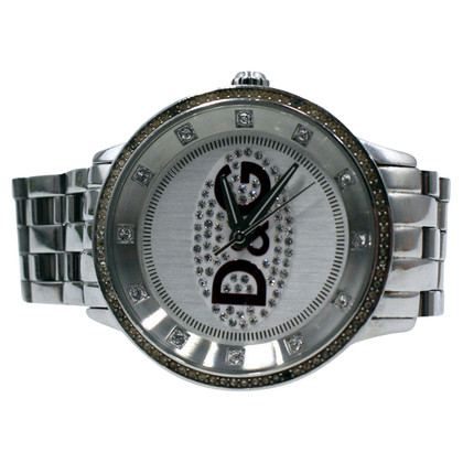D&G Horloge Staal in Zilverachtig