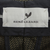 René Lezard Trousers in black/beige