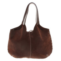 Coccinelle Suede Bag in Brown