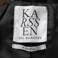 Zoe Karssen Veste/Manteau en Cuir en Noir