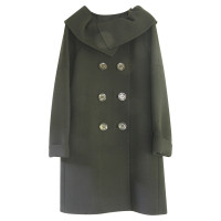 Max Mara Jacke/Mantel aus Wolle in Schwarz