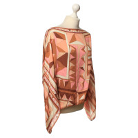 Emilio Pucci Silk blouse with graphic patterns