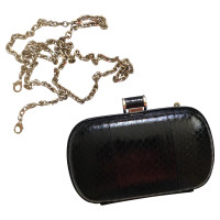 Max Mara clutch from snake leather