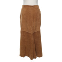 Windsor Skirt Suede in Brown