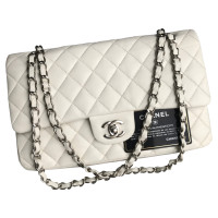 Chanel Handbag Leather in White