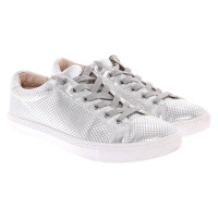 Juicy Couture Trainers Leather in Silvery