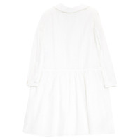 Saint Laurent Kleid aus Baumwolle in Weiß