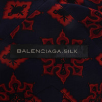 Balenciaga Zijden jurk met patroon
