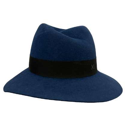 Maison Michel Hat/Cap Wool in Blue