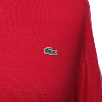 Lacoste Strick aus Wolle in Rot