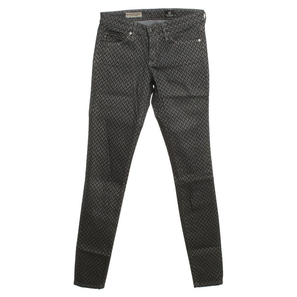 Adriano Goldschmied Jeans in Blau mit Muster