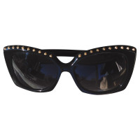 Alexander McQueen Oversized zonnebril met klinknagels