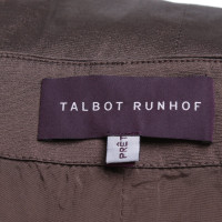 Talbot Runhof Rok in bruin