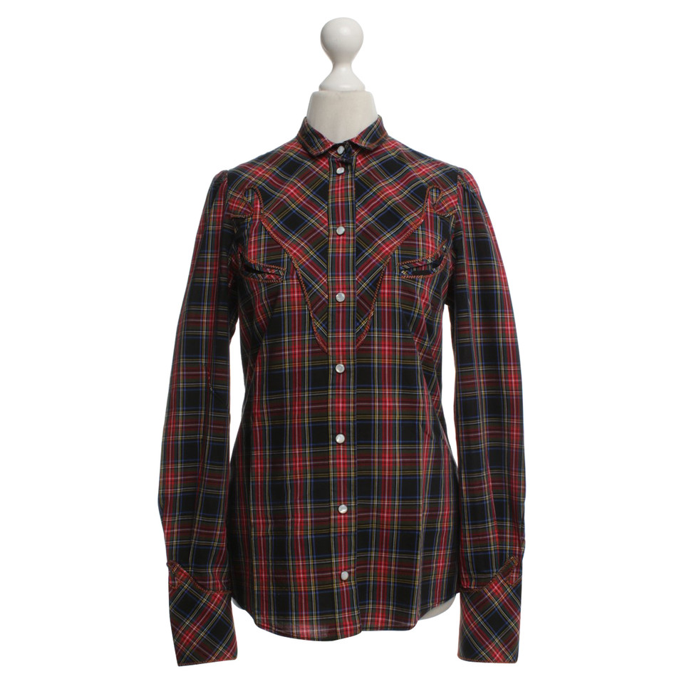 Dolce & Gabbana Blouse with check pattern