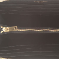 Saint Laurent portafoglio color argento
