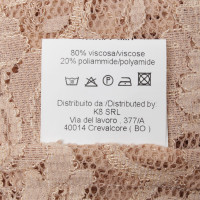 Erika Cavallini Dentelle chemise Rosé