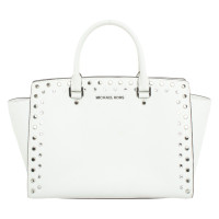 Michael Kors Handtasche aus Leder in Creme