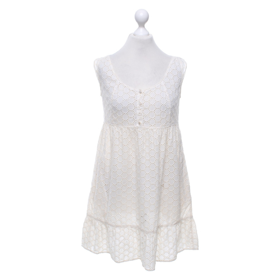 0039 Italy Kleid aus Baumwolle in Creme