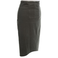 Acne skirt in olive green