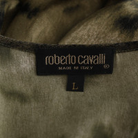 Roberto Cavalli Top im Animal-Design