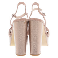 Kennel & Schmenger Sandalen aus Leder in Nude