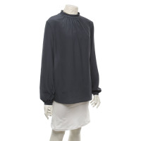 0039 Italy Blouse in blue-grey