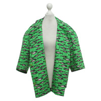 Stella Jean Oversized jacket with fish motifs