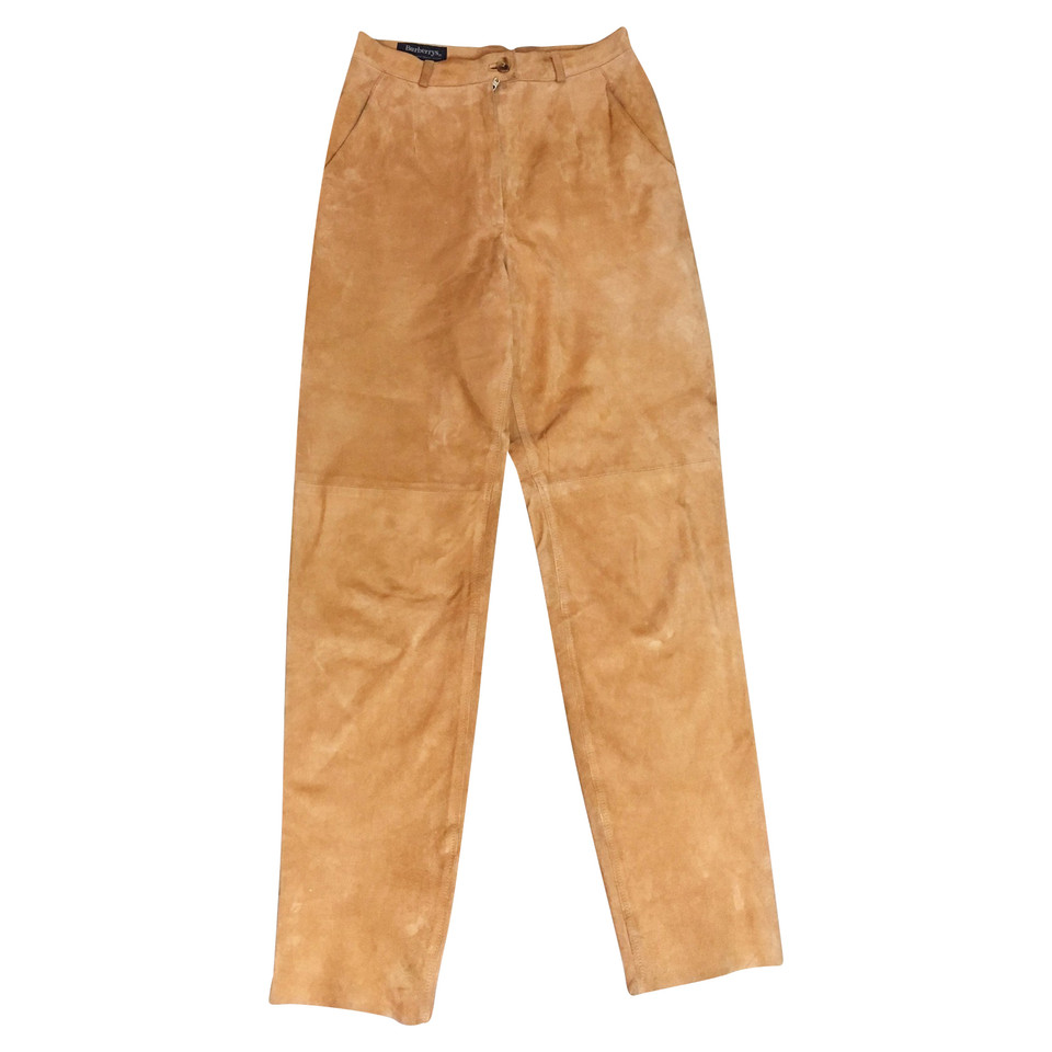 Burberry Suede pants in light brown