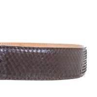 Reptile's House Printed Python leather belt