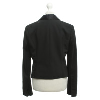 Bcbg Max Azria Tuxedo jacket with fringe trim