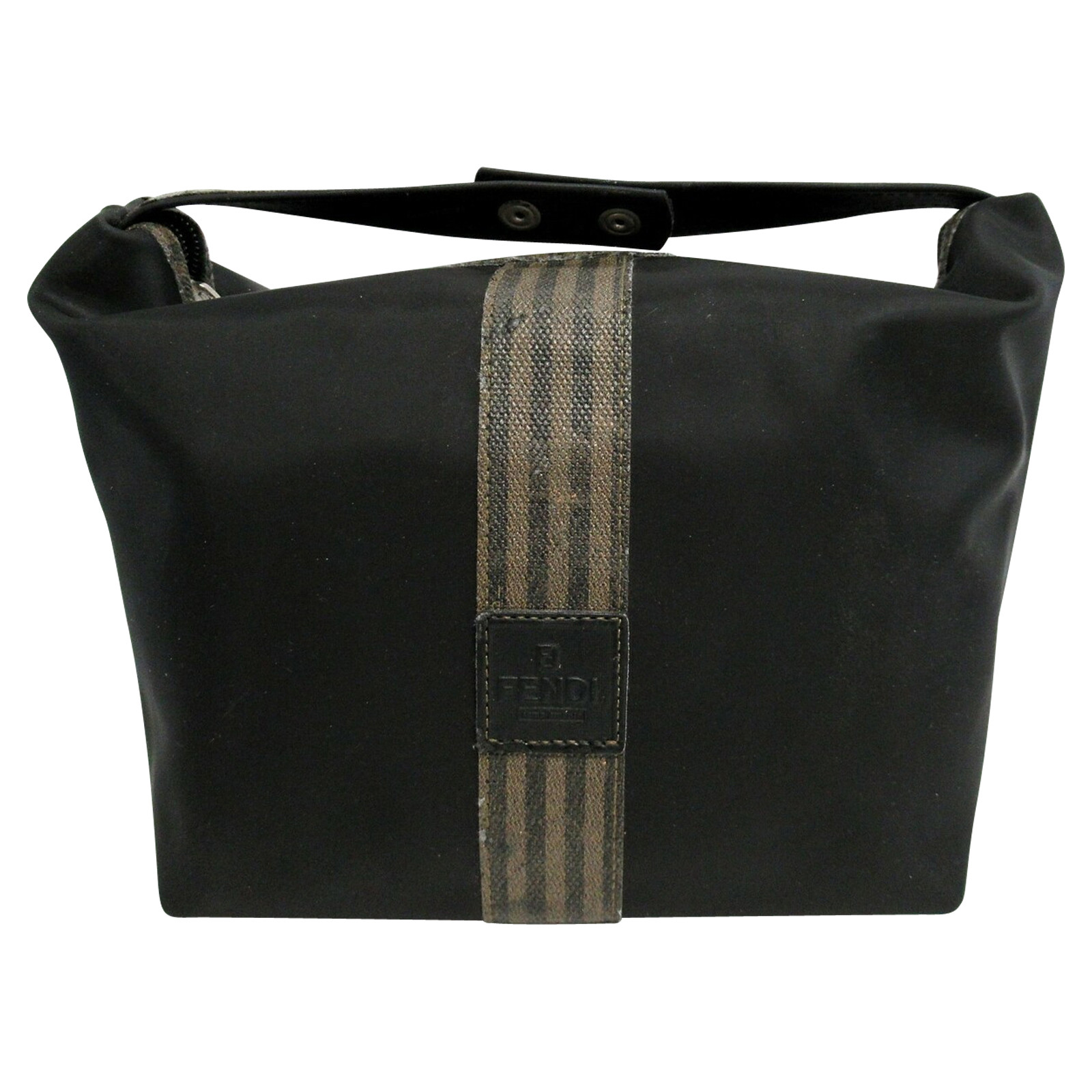 Fendi Travel bag Canvas in Black - Second Hand Fendi Travel bag Canvas in  Black buy used for 158€ (4440944)