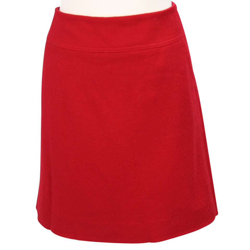 Hobbs Wool skirt in red