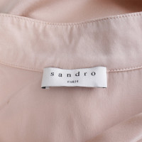 Sandro Top Silk in Pink