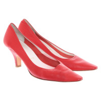 Bruno Magli Pumps/Peeptoes Leather in Red