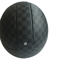 Louis Vuitton Motorcycle helmet from Damier Graphite Canvas
