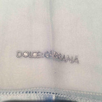 Dolce & Gabbana Echarpe/Foulard en Soie en Turquoise