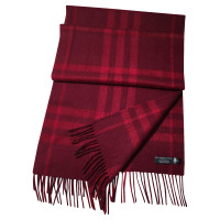 Burberry scialle di cachemire Bordeaux