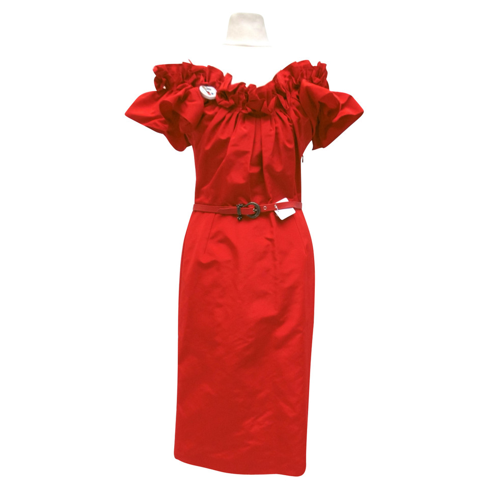 Christian Dior Dress in Red