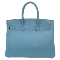 Hermès Shopper Leather in Blue
